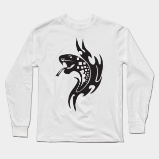 Snake Tattoo Art Long Sleeve T-Shirt